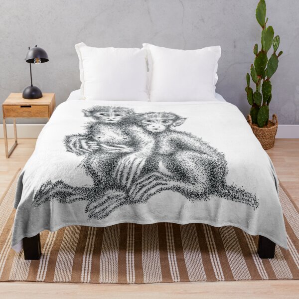 Item preview, baby monkeys hugging designed and sold by Francesco Carli.
