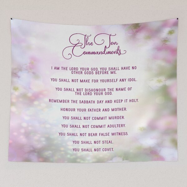 Item preview, The Ten Commandments - Spring Bokeh designed and sold by Amanda-Lakey.