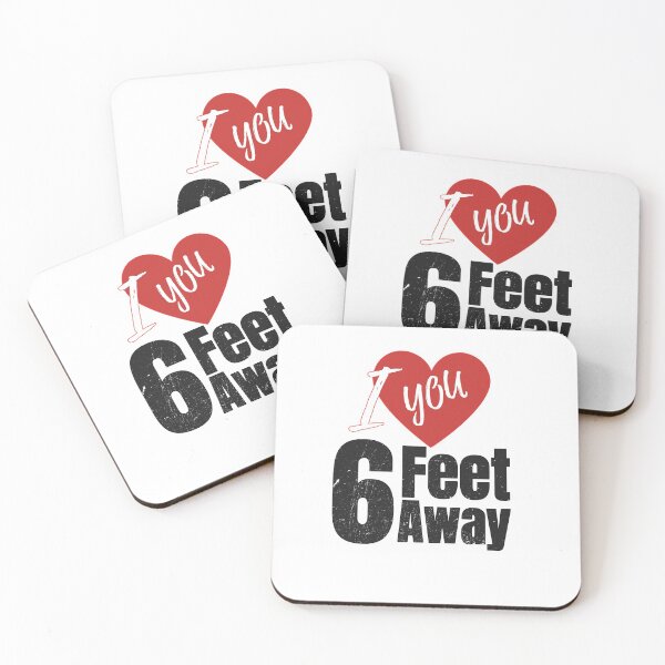 Item preview, I Love You Six Feet Away - Funny designed and sold by youngdstag.