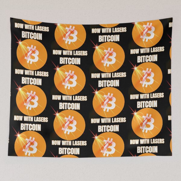 Item preview,  Bitcoin Now With Lasers Funny designed and sold by Bitcoin-Fashion.