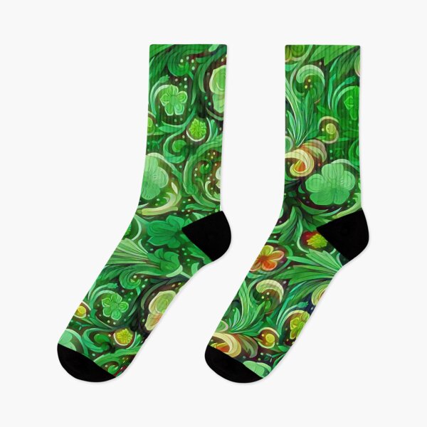 Item preview, Green Flower Pattern designed and sold by ClassicalAnime.