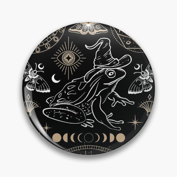 Frog Wizard with Magic Moon Phases: Dark Academia Aesthetic, Cottagecore  Tarot Card, Fairycore Froggy, Gremlincore Grunge, Gothic Witch Occult Look  Pin for Sale by MinistryOfFrogs