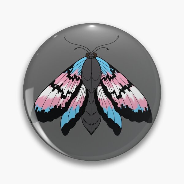 Item preview, Trans Pride Moth designed and sold by NerdyCupcake559.