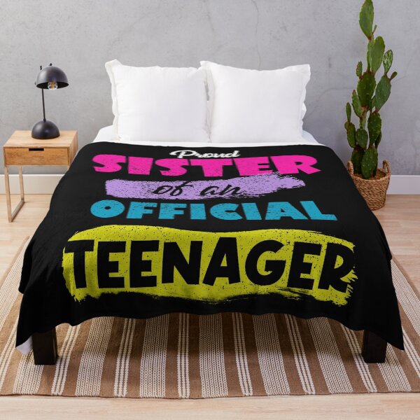 Item preview, Proud SISTER of Official Teenager - 13 Yrs Old 13th Birthday gift desing T-Shirt designed and sold by Mo-Am.