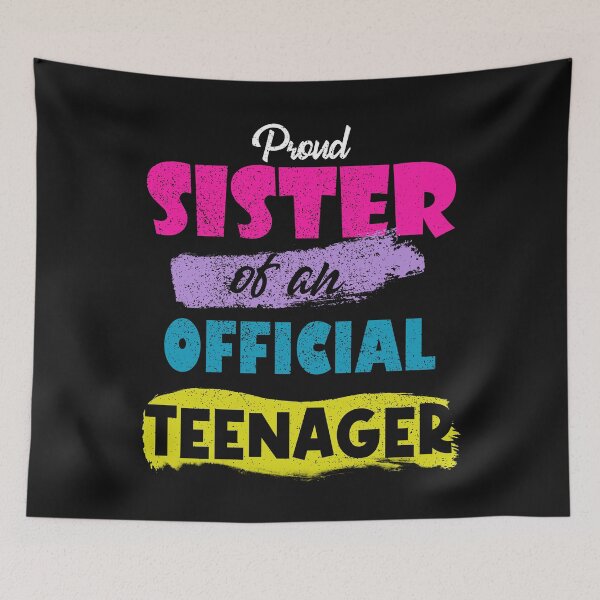 Item preview, Proud SISTER of Official Teenager - 13 Yrs Old 13th Birthday gift desing T-Shirt designed and sold by Mo-Am.