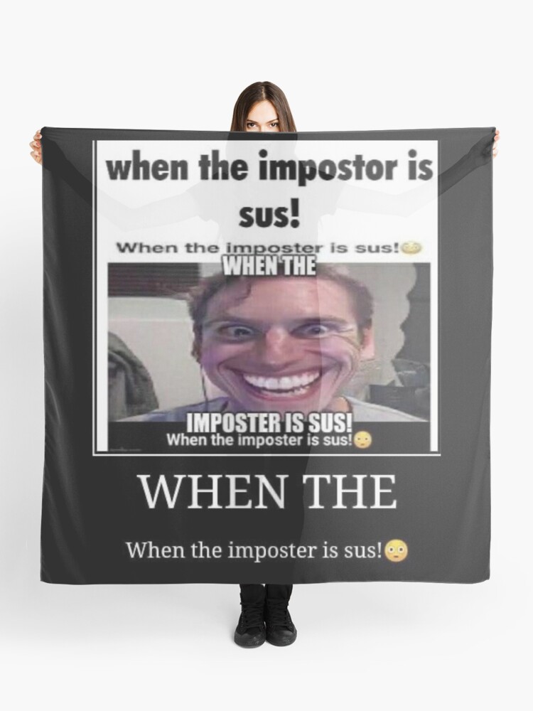 when impostor is sus  Photographic Print for Sale by QualityMemage