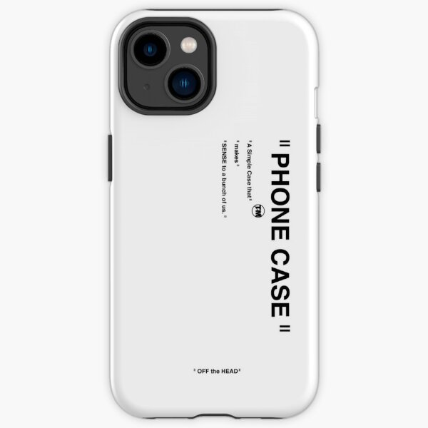 Funda de teléfono inspirada en blanco para cada teléfono Funda resistente para iPhone