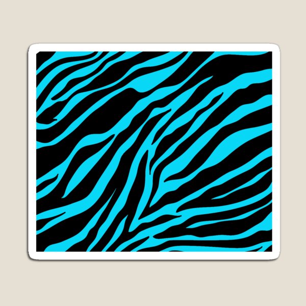 Aperçu de l'œuvre Motif de zèbre (bleu) créée et vendue par Jeremy Crotty.