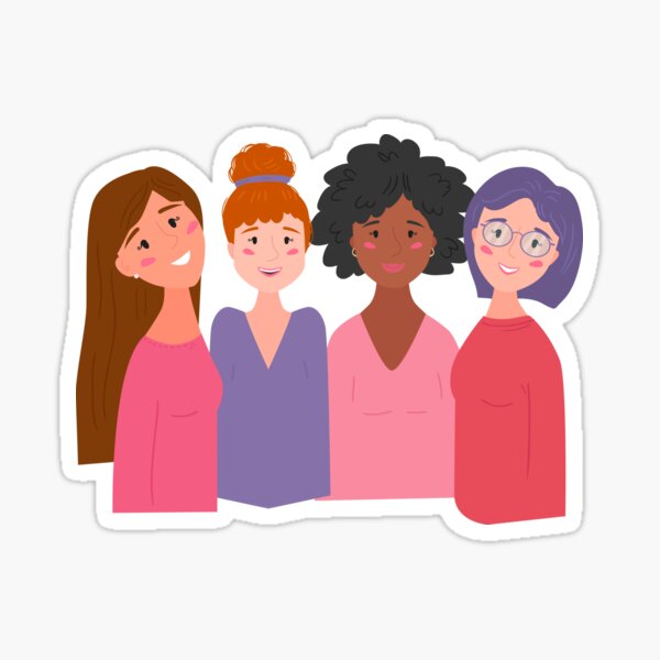 Vista previa del artículo con la obra «Objetivos de escuadrón-día internacional de la mujer», diseñado y vendido por Lactus.
