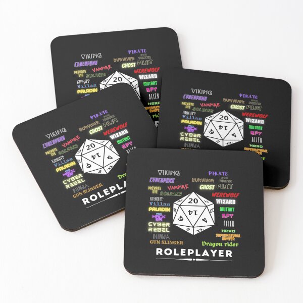 Item preview, Roleplayers live many lives designed and sold by inkwolfdesigns.