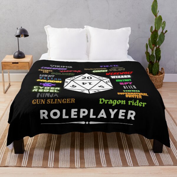 Item preview, Roleplayers live many lives designed and sold by inkwolfdesigns.