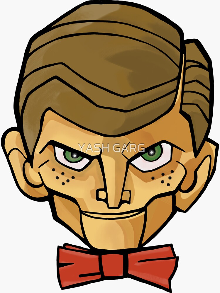 Slappy The Dummy Sticker For Sale By Firstbusiness Redbubble