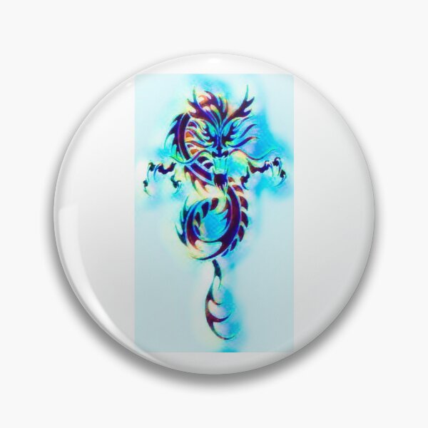 Item preview, Tribal style dragon tattoo designed and sold by Creativeart1974.