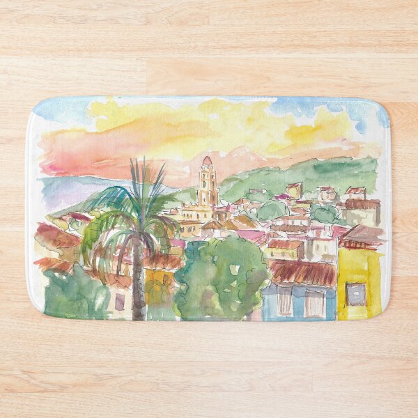 Item preview, Trinidad Cuba Cityview with Caribbean Sunrise designed and sold by artshop77.