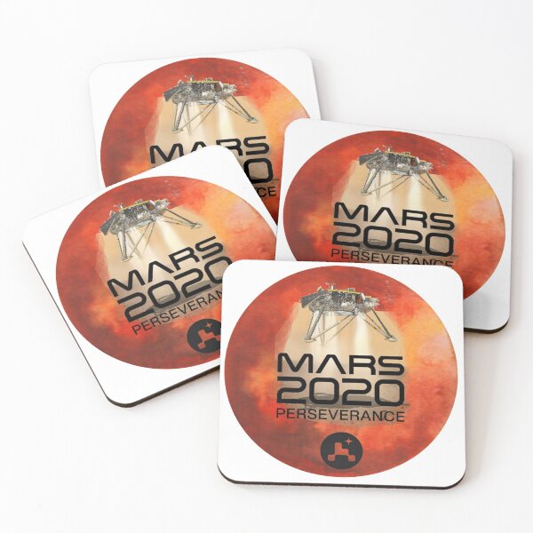 Item preview, MARS 2020 Perseverance rover landing, NASA Mission badge - for shirts, stickers, drinkware and more  designed and sold by Anti-MAGA Merch.