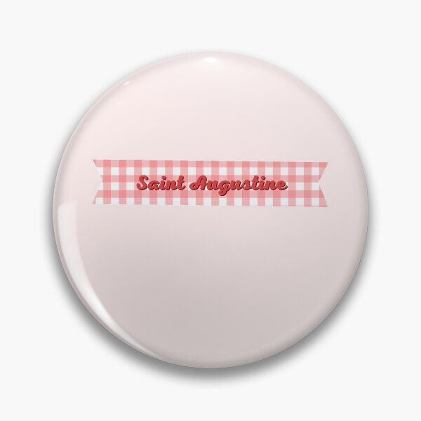 Item preview, Saint Augustine - Checkered Label designed and sold by CityCollection.