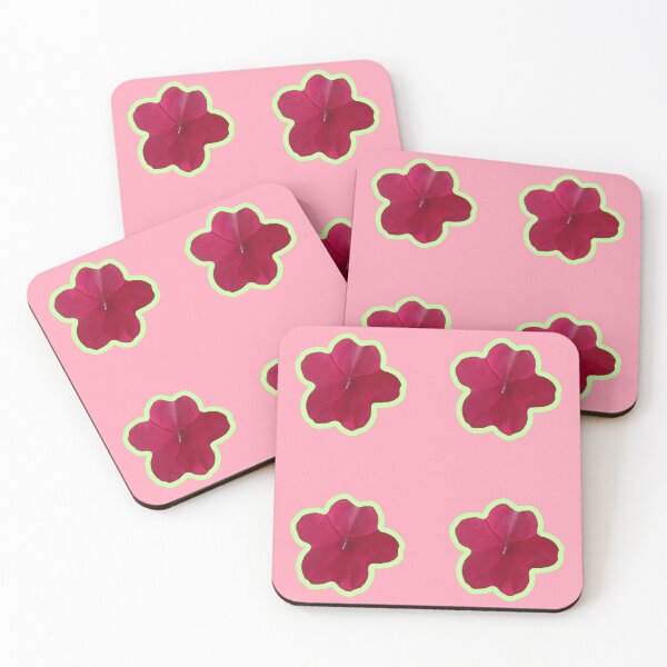 Item preview, Pink Busy Lizzy no. 2, pink background designed and sold by HKathPrint.