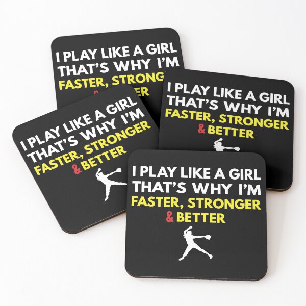 Item preview, I Play Like a Girl Softball Girl designed and sold by TendyTees.