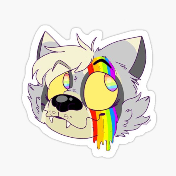 Gay Pride Raccoon Sticker For Sale By Unoraccoon Redbubble 3352