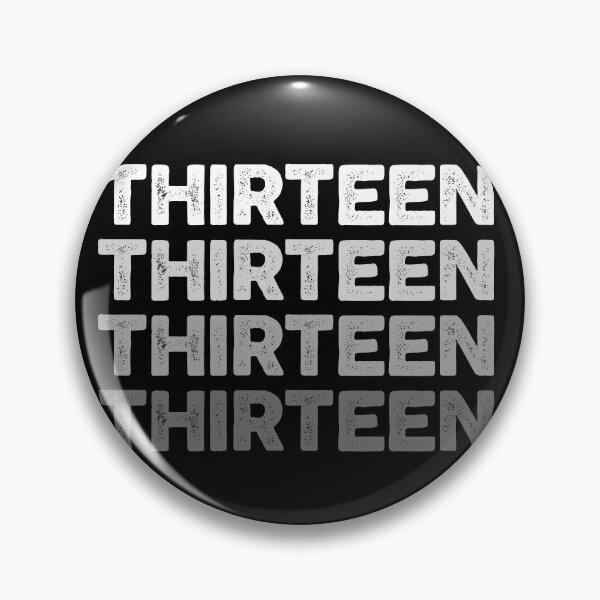 Item preview, 13th Teen Birthday, Adults Favorite # Thirteen, Sports Grey designed and sold by The Princess Saves Herself.