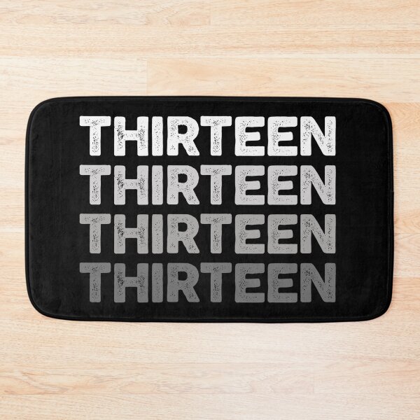 Item preview, 13th Teen Birthday, Adults Favorite # Thirteen, Sports Grey designed and sold by The Princess Saves Herself.
