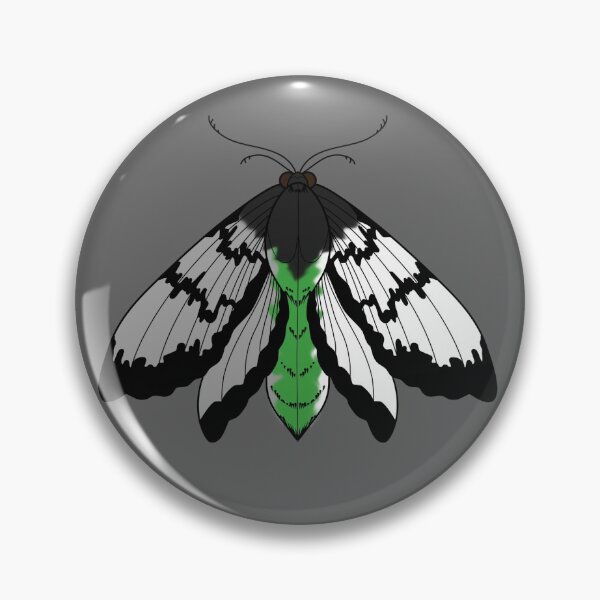 Item preview, Demiromantic Pride Moth designed and sold by NerdyCupcake559.
