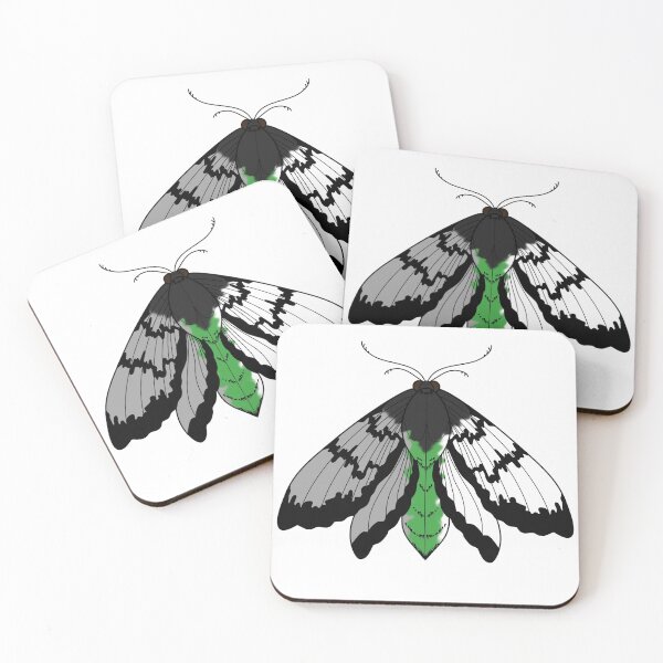 Item preview, Demiromantic Pride Moth designed and sold by NerdyCupcake559.