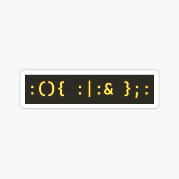 Item preview, Linux Fork Bomb (Orange Phosphor) designed and sold by calinleafshade.