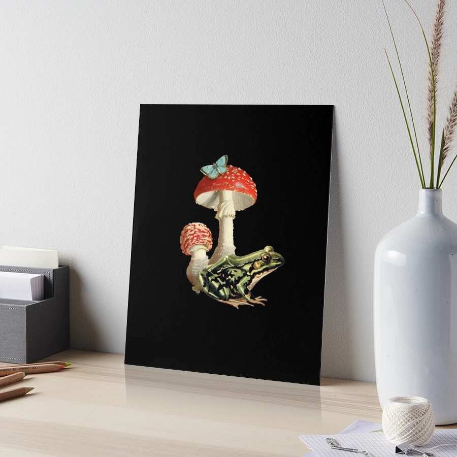 Fly Agaric Mushroom Specimen Fantasy Wall Art Sculpture - Goblincore Mushroomcore Cottagecore Fungi Mushroom Fantasy Wall Art - UK Seller 2024