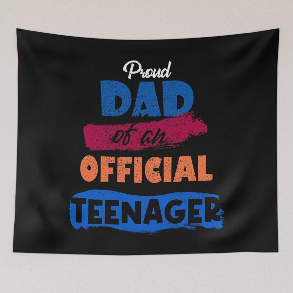 Item preview, Mens Proud DAD of Official Teenager for 13 Yrs Old13th Birthday T-Shirt designed and sold by Mo-Am.
