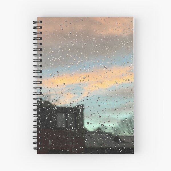 Aperçu de l'œuvre Coucher de soleil et gouttes de pluie créée et vendue par DesignByCris.