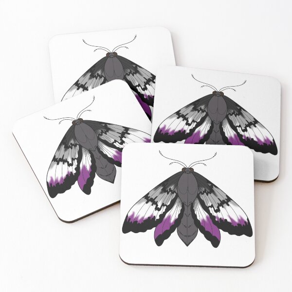 Item preview, Ace Pride Moth designed and sold by NerdyCupcake559.