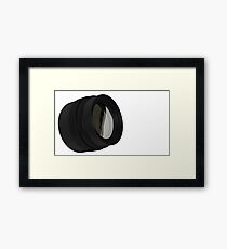 lens for the Camera isolated Framed Print