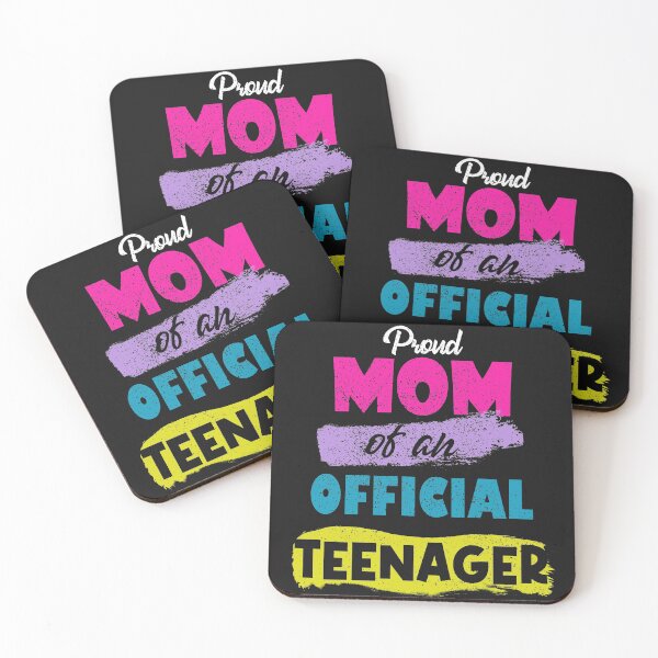 Item preview, Womens Proud MOM of Official Teenager for 13 Yrs Old13th Birthday T-Shirt designed and sold by Mo-Am.