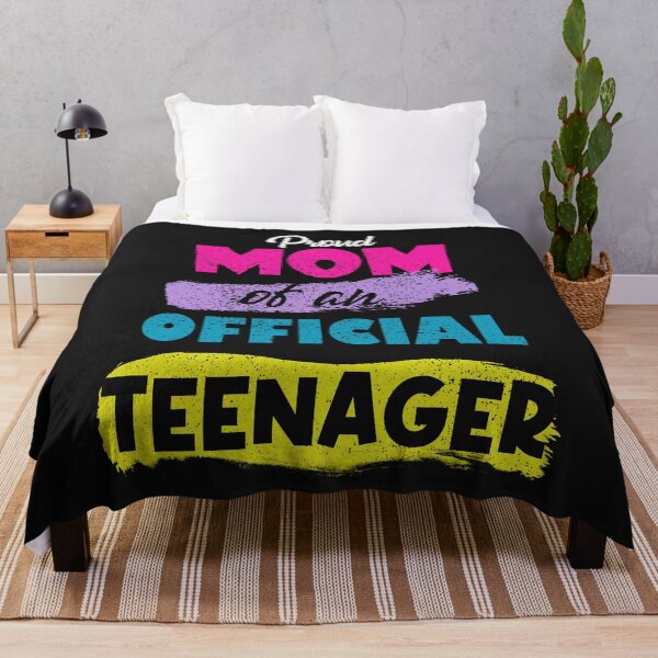Item preview, Womens Proud MOM of Official Teenager for 13 Yrs Old13th Birthday T-Shirt designed and sold by Mo-Am.