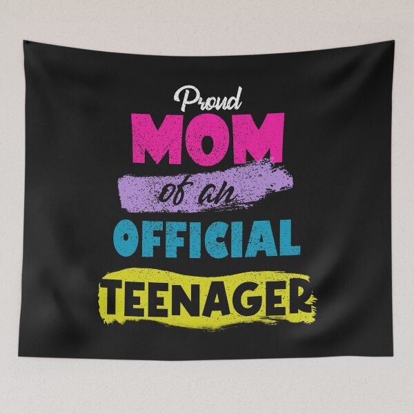 Item preview, Womens Proud MOM of Official Teenager for 13 Yrs Old13th Birthday T-Shirt designed and sold by Mo-Am.