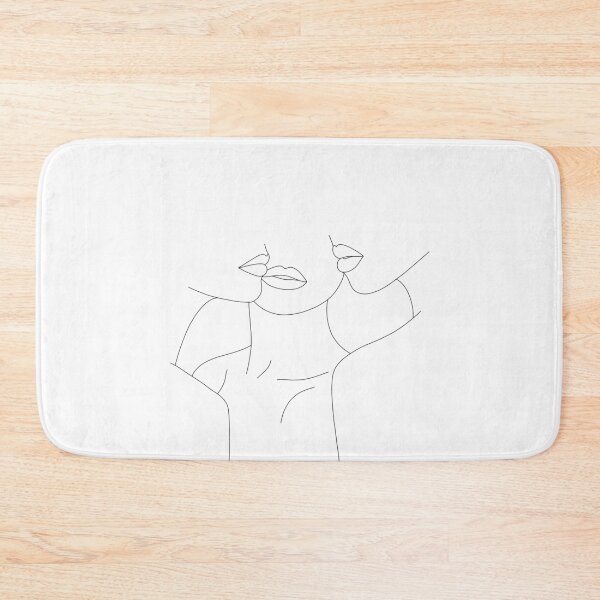 Item preview, Three women line drawing illustration - Leila designed and sold by TheColourStudy.