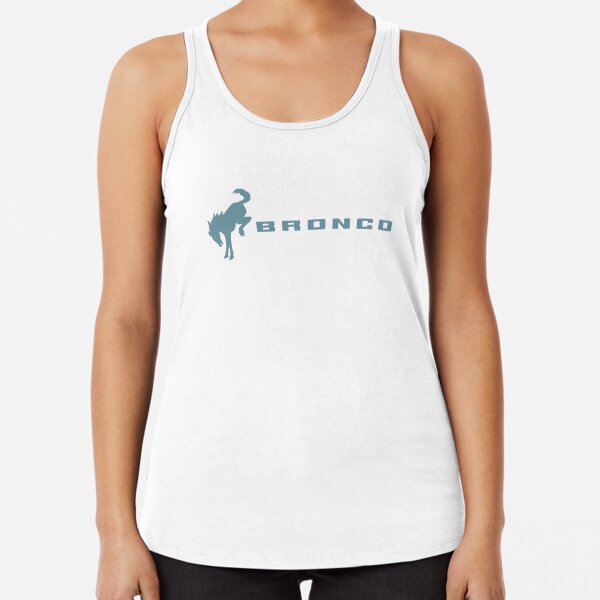 Area 51 Ford Bronco Logo Racerback Tank Top