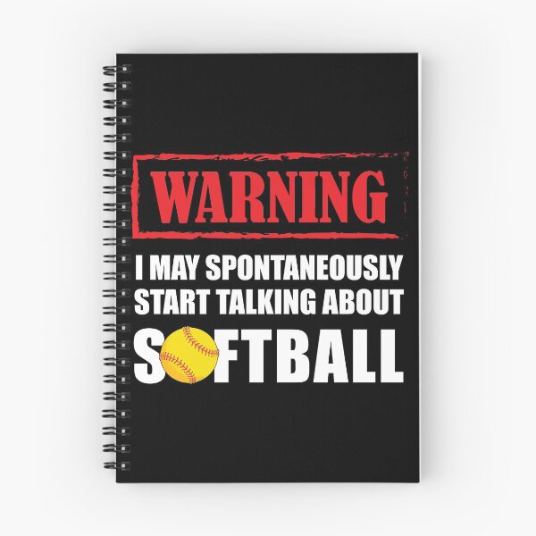 Item preview, I May Sponatenously Start Talking Bout Softball designed and sold by TendyTees.