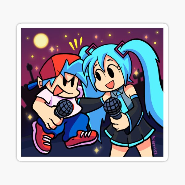 Miku and Keith! Sticker