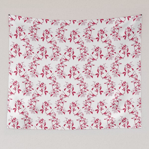 Item preview, Birds Pattern White Pink designed and sold by Antava.