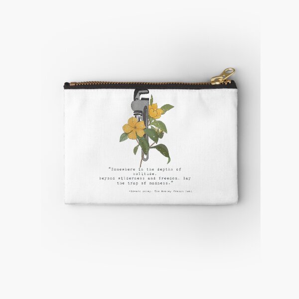 Item preview, Edward Abbey the monkey wrench gang inspired Wildflour wrench illustration designed and sold by Wildbeat.