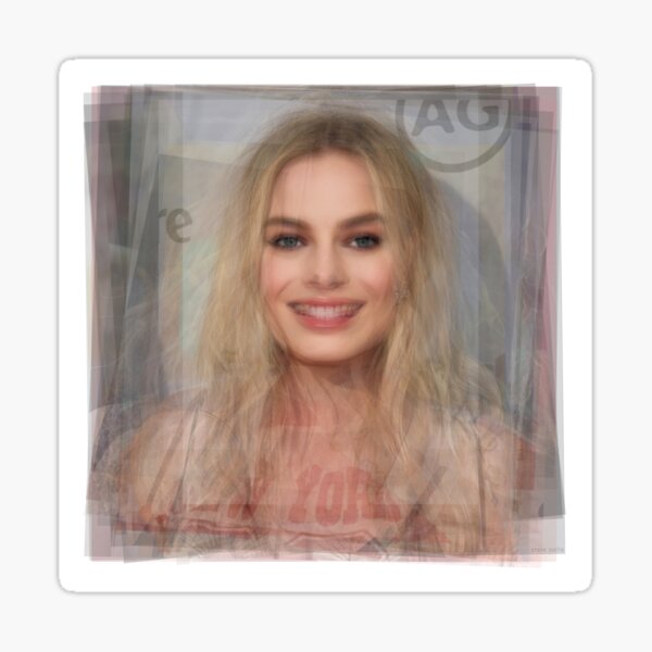 Item preview, Margot Robbie Overlay-Porträt designed and sold by Steven Socha.