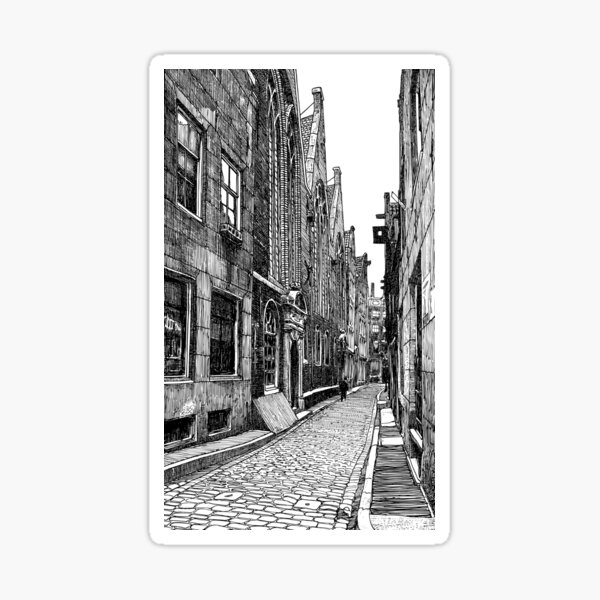 Alleyway Stickers Redbubble