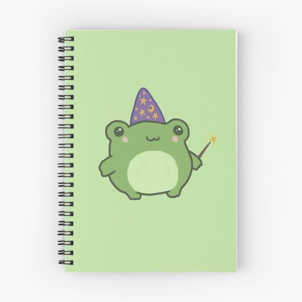 Item preview, Chubby Frog Wizard: Cottagecore Kawaii Toad with Magic Wand, Purple Cap, Ideal Fantasy Gift for Teens and Kids designed and sold by MinistryOfFrogs.