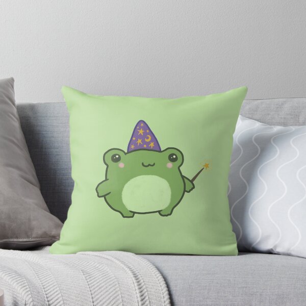 Artikel-Vorschau von Chubby Frog Wizard: Cottagecore Kawaii Kröte mit Zauberstab, lila Kappe, ideales Fantasy-Geschenk für Teenager und Kinder, designt und verkauft von MinistryOfFrogs.