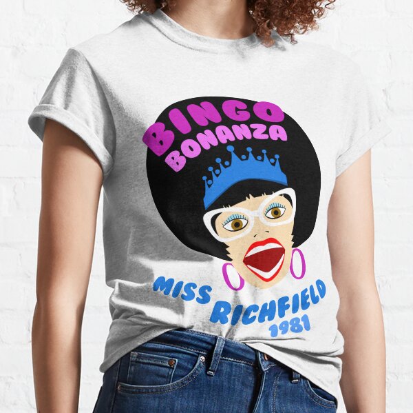 Miss R Bingo Bonanza Head Classic T-Shirt