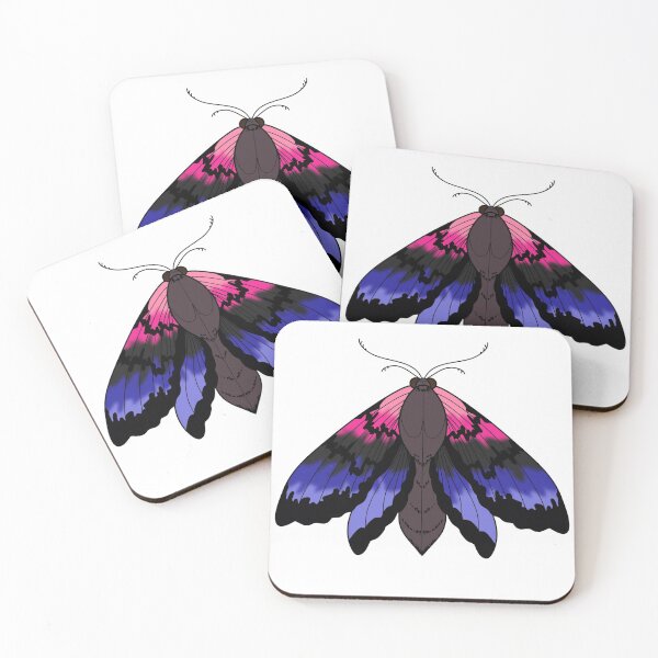 Item preview, Omnisexual Pride Moth designed and sold by NerdyCupcake559.