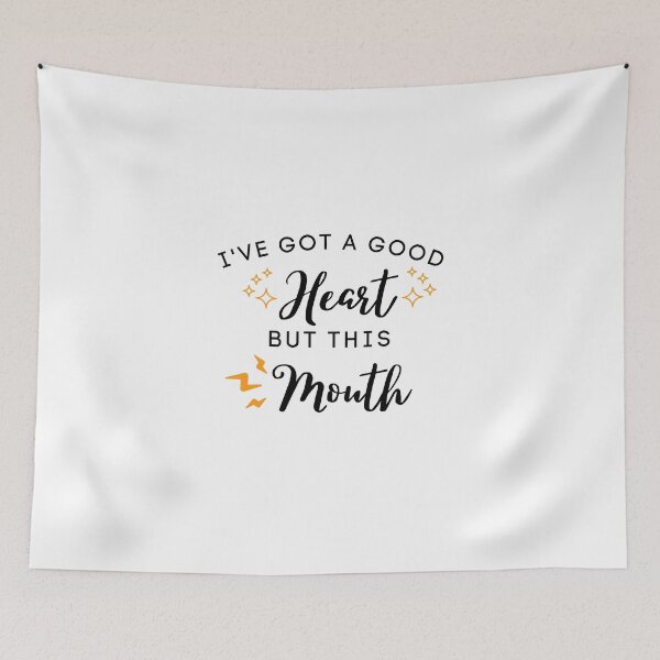 Item preview, I've Got A Good Heart But This Mouth designed and sold by Ava Rozalinda.