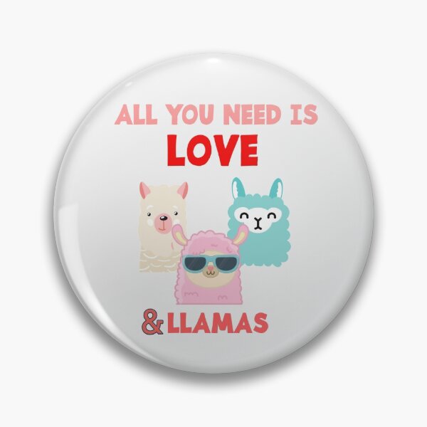 Item preview, All you need is love and llamas designed and sold by DivineLiveShop.